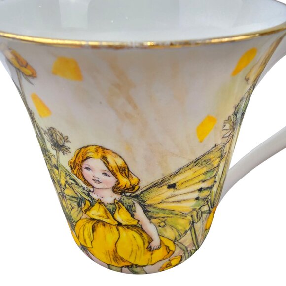 2 PAST TIMES QUEENS FLOWER FAIRIES CICELY MARY BARKER 2008 CUPS MUGS - Picture 3 of 12